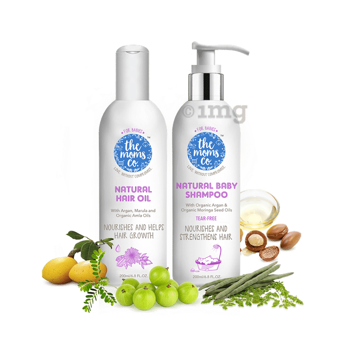 The Moms Co All Natural Hair Care Essentials For Baby Buy Box Of 1 Kit At Best Price In India 1mg