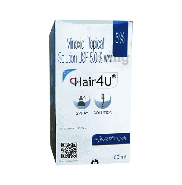 New Hair 4u 5 Solution View Uses Side Effects Price And Substitutes 1mg