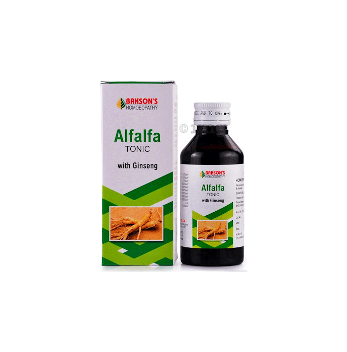 Bakson S Alfalfa Tonic With Ginseng Buy Bottle Of 200 Ml Tonic At Best Price In India 1mg