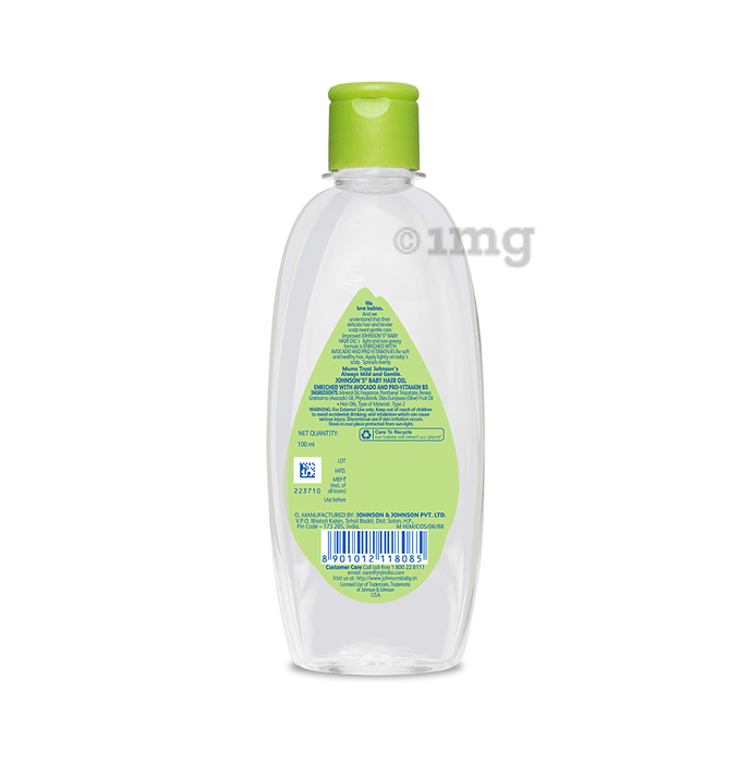 Johnson S Baby Hair Oil Buy Bottle Of 100 Ml Oil At Best Price In India 1mg