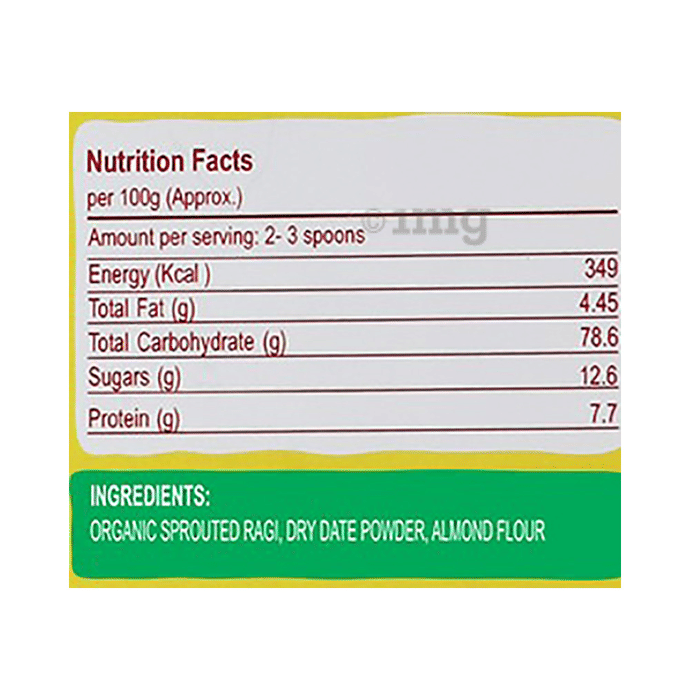 Happa Organic Mighty Grain Sprouted Porridge Mix Stage 2 Ragi Almonds Dates Buy Box Of 200 Gm Powder At Best Price In India 1mg