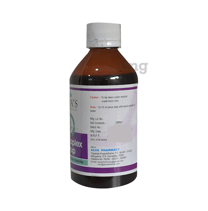Alva S Vanitaplex Syrup Buy Bottle Of 200 Ml Syrup At Best Price In India 1mg