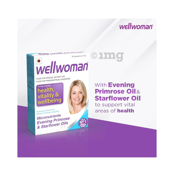 Wellwoman Health Supplement Capsule: Buy box of 30 capsules at best price  in India | 1mg