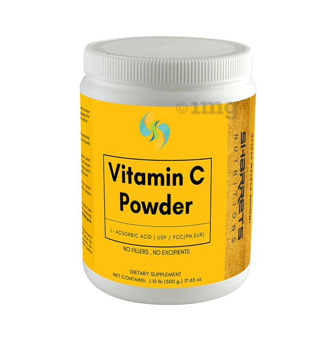 Sharrets Vitamin C Powder Buy Jar Of 500 Gm Powder At Best Price In India 1mg