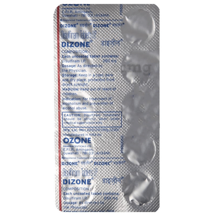 Disulfiram 250 Mg Price