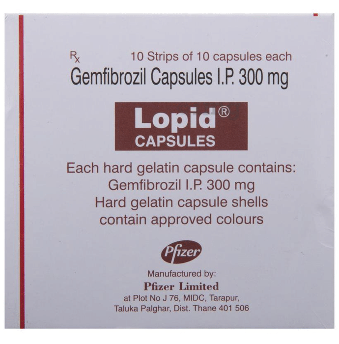 Lopid 300 price