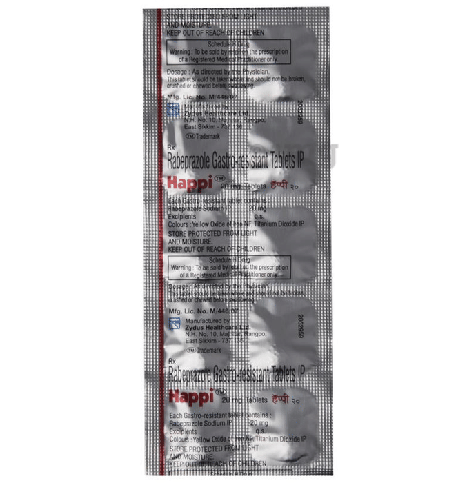 Happi 20 Tablet View Uses Side Effects Price And Substitutes 1mg