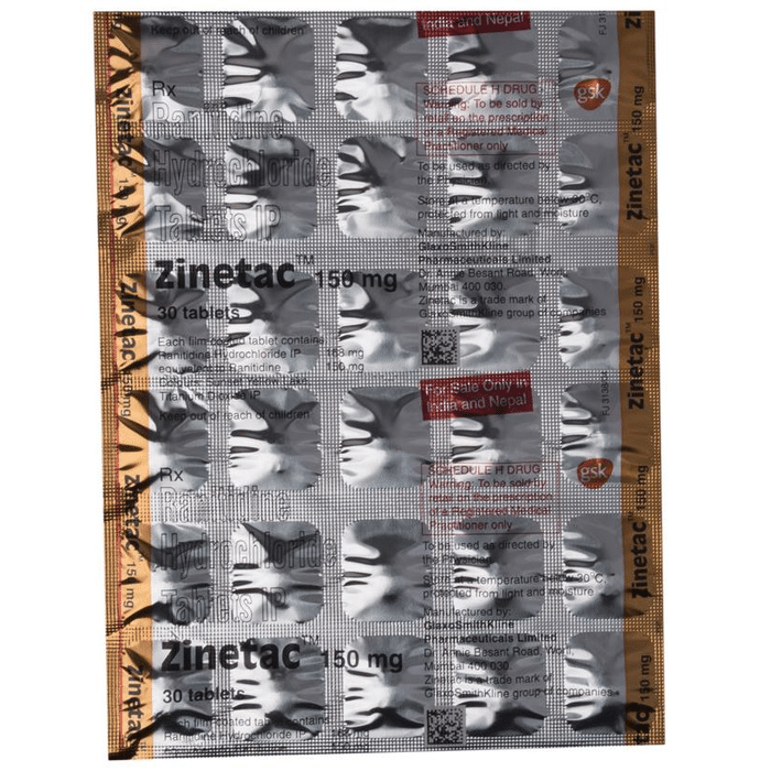 Cost Of Zantac 150