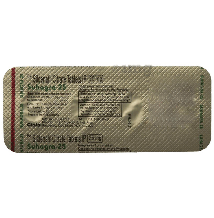 suhagra 25mg tablet