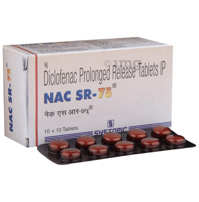 Nac Sr 75 Tablet View Uses Side Effects Price And Substitutes 1mg