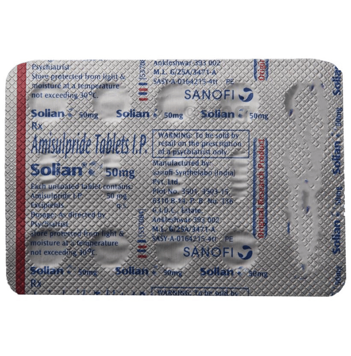 Solian 50mg Tablet View Uses Side Effects Price And Substitutes 1mg