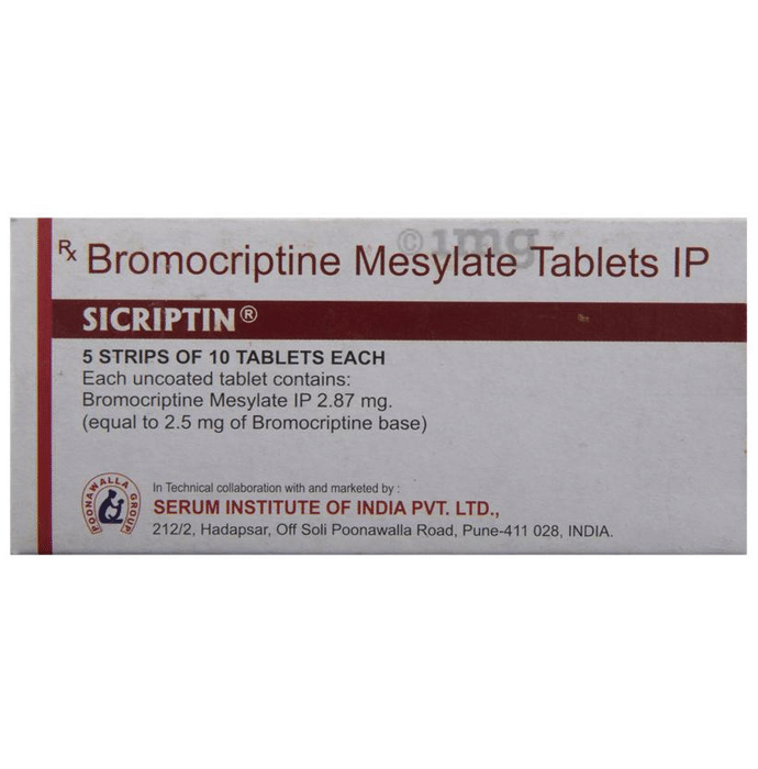 Sicriptin Tablet In Tamil பயன ப ட பக க வ ள வ கள கலவ ம ற ற கள ம ன ன ச சர க க கள மற ற ம அற வ ர Sicriptin Tablet Ke Fayde Nuksan Use Upyog Price Dose Side Effects In
