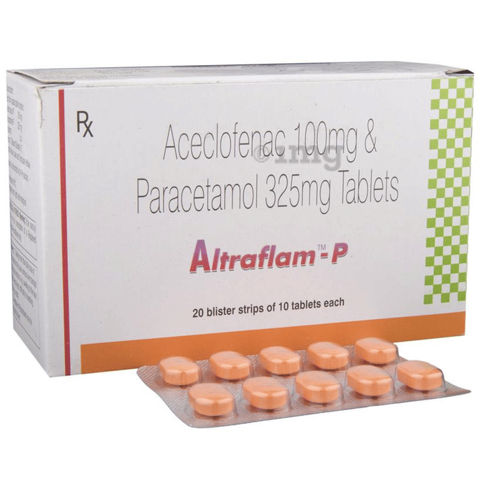 Altraflam P Tablet View Uses Side Effects Price And Substitutes 1mg