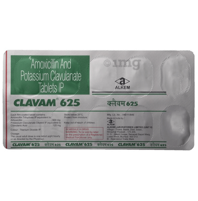 Clavam 625 Tablet View Uses Side Effects Price And Substitutes 1mg