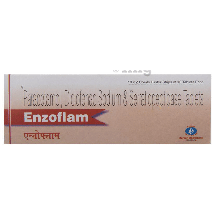 Enzoflam Tablet View Uses Side Effects Price And Substitutes 1mg