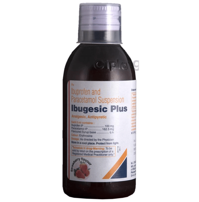 Ibugesic Plus Oral Suspension Strawberry View Uses Side Effects Price And Substitutes 1mg