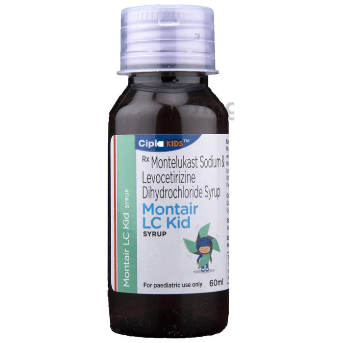 Montair Lc Kid Syrup View Uses Side Effects Price And Substitutes 1mg