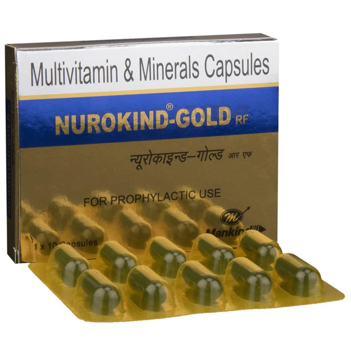 Nurokind Gold Rf Capsule Buy Strip Of 10 Capsules At Best Price In India 1mg