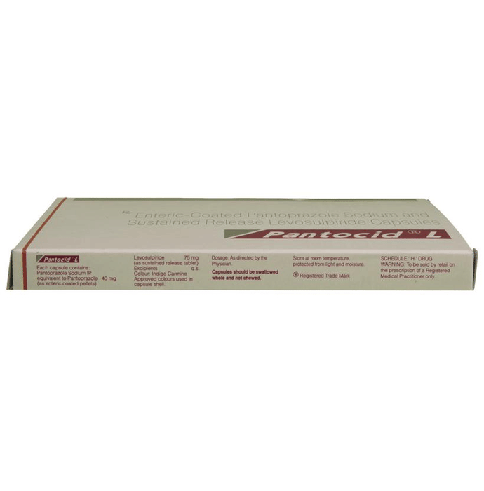 Pantocid L Capsule Sr View Uses Side Effects Price And Substitutes 1mg