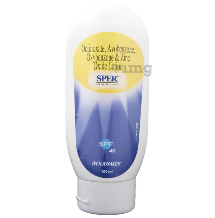 Sper Sunscreen Spf 40 Lotion Buy Bottle Of 100 Ml Lotion At Best Price In India 1mg