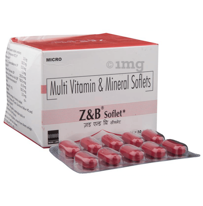 Z & B Soflets Buy strip of 10 soflets at best price in India 1mg
