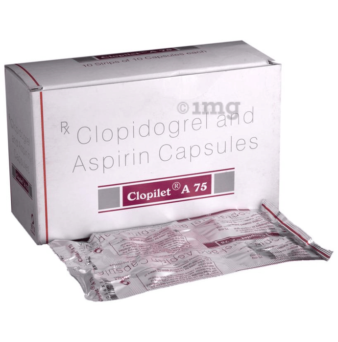 Clopilet A 75 Capsule View Uses Side Effects Price And Substitutes 1mg