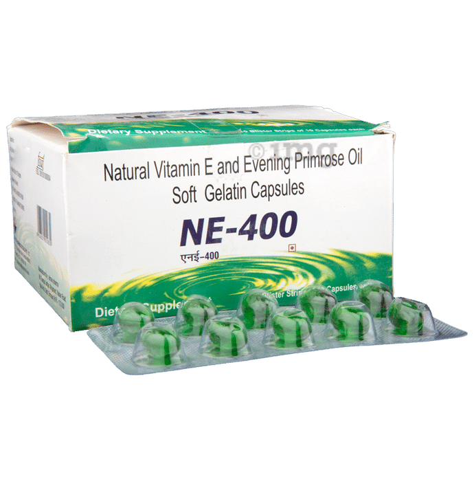 Ne 400 Soft Gelatin Capsule Buy Strip Of 10 Soft Gelatin Capsules At Best Price In India 1mg