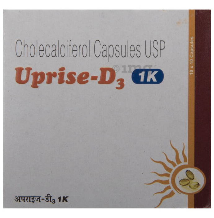 Uprise-D3 1000IU Capsule