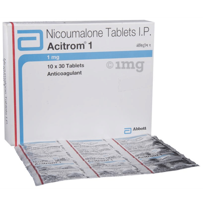 Acitrom 1 Tablet View Uses Side Effects Price And Substitutes 1mg