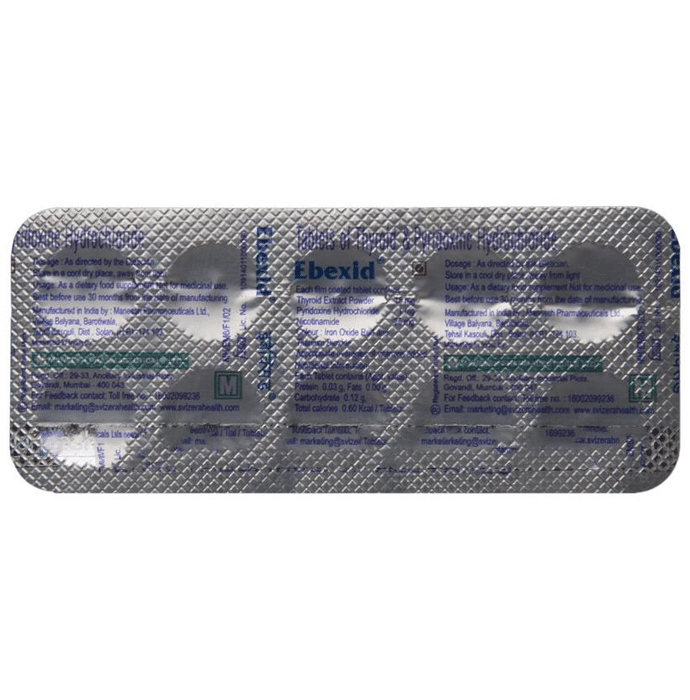 Ebexid 25mg 15mg 1mg Tablet View Uses Side Effects Price And Substitutes 1mg