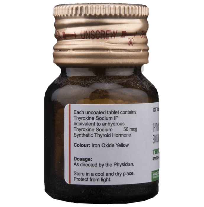 Thyrox 50 Tablet View Uses Side Effects Price And Substitutes 1mg