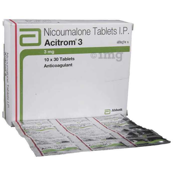 Acitrom 3 Tablet View Uses Side Effects Price And Substitutes 1mg