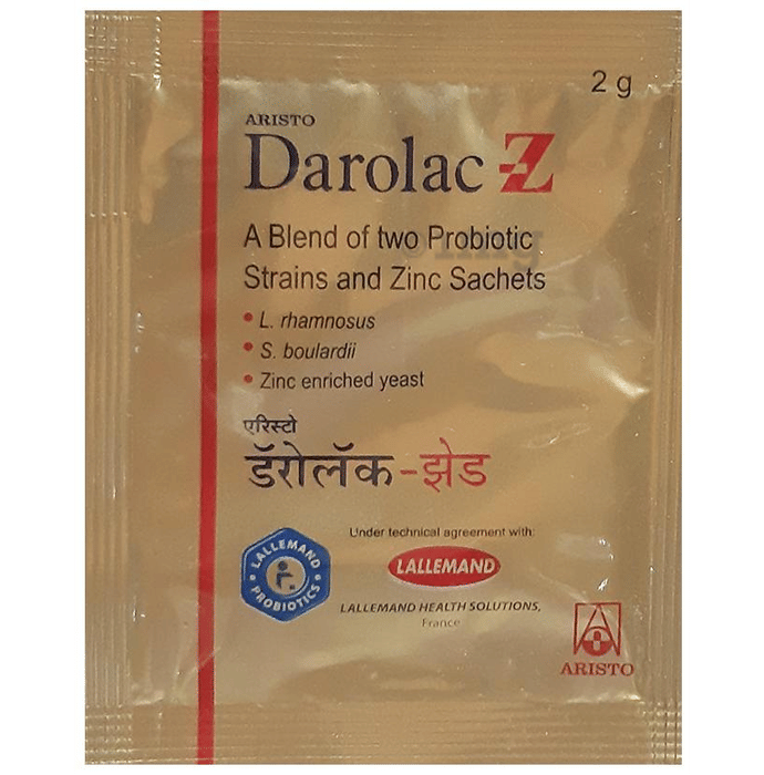 DarolacZ Sachet 2gm Buy packet of 10 Sachets at best price in India 1mg