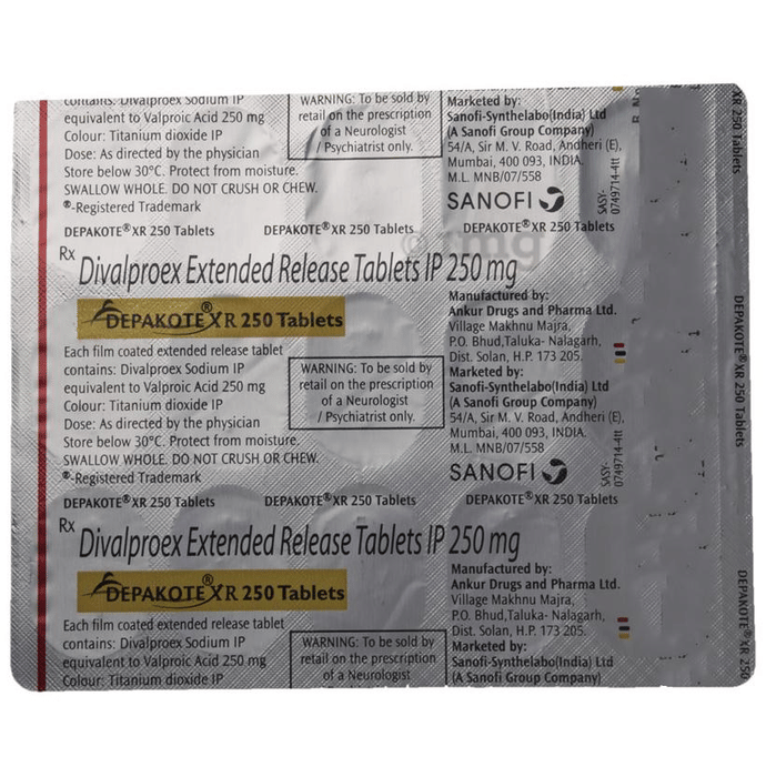 Depakote 250 Mg Tablet