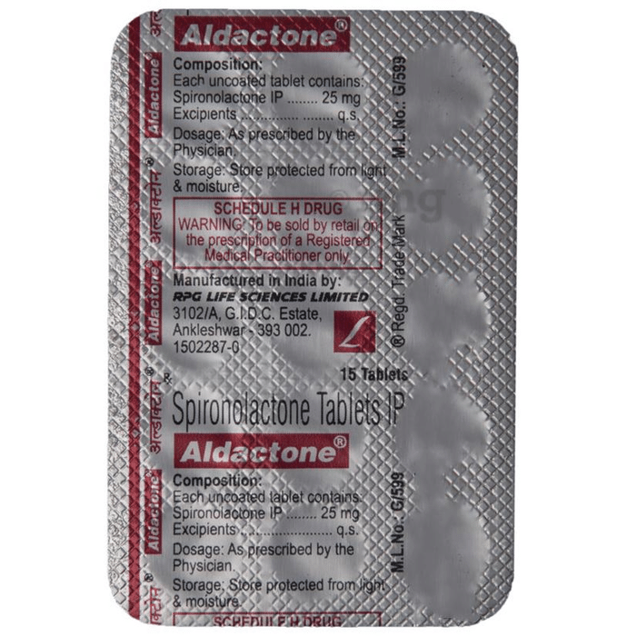 Aldactone tablet 25 mg