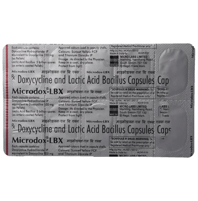 Microdox Lbx Capsule View Uses Side Effects Price And Substitutes 1mg