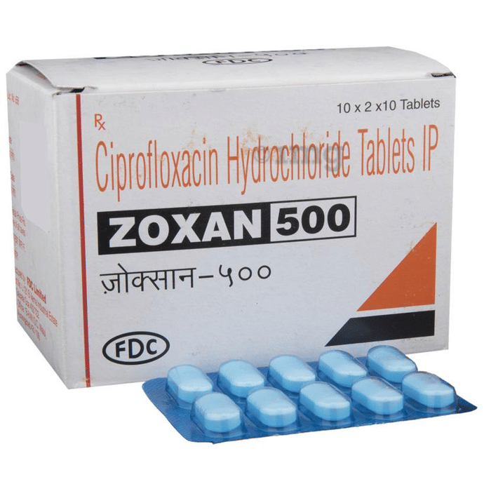 cost of ciprofloxacin tablet in india
