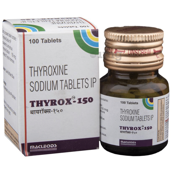 Thyrox 150 Tablet View Uses Side Effects Price And Substitutes 1mg