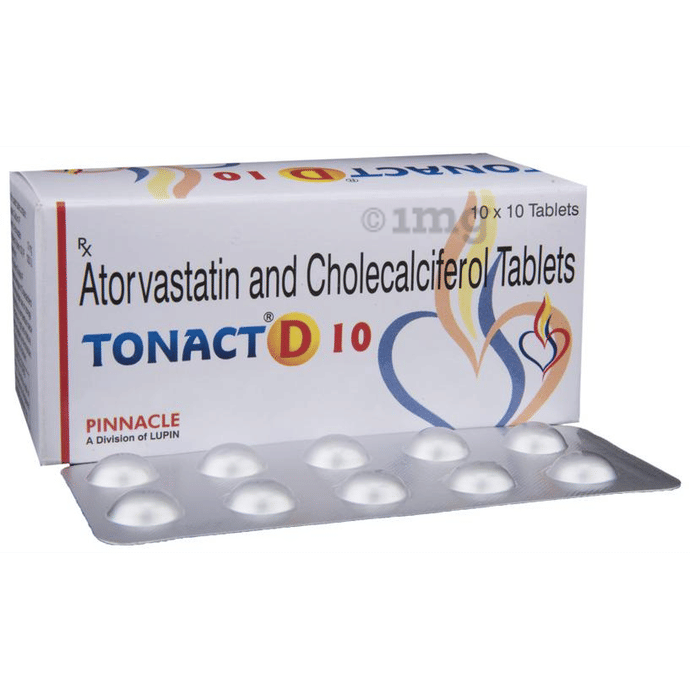 Tonact D 10 Tablet View Uses Side Effects Price And Substitutes 1mg