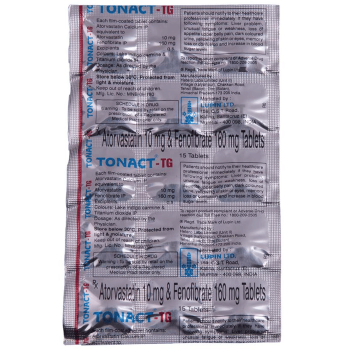 Tonact Tg Tablet View Uses Side Effects Price And Substitutes 1mg