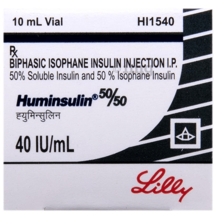 Huminsulin 50 50 Suspension For Injection 40iu Ml View Uses Side Effects Price And Substitutes 1mg