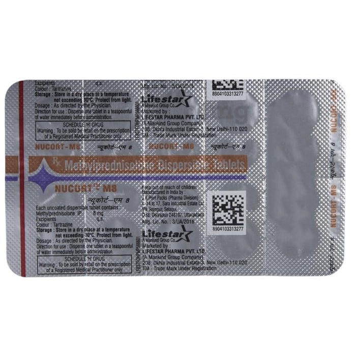 Nucort M8 Tablet Dt View Uses Side Effects Price And Substitutes 1mg