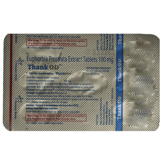 Thank Od Tablet View Uses Side Effects Price And Substitutes 1mg