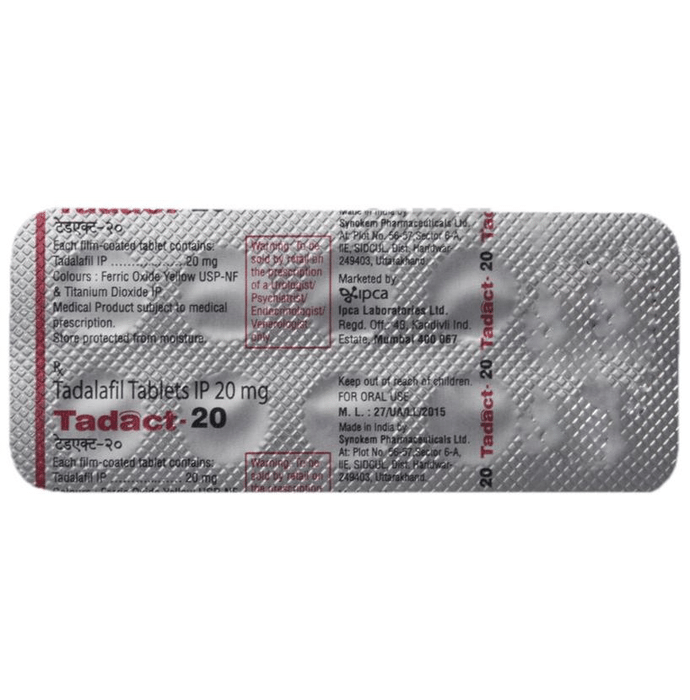 Tadalafil 20 mg 1mg