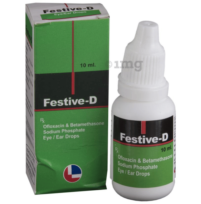 Festive D Eye Ear Drops View Uses Side Effects Price And Substitutes 1mg
