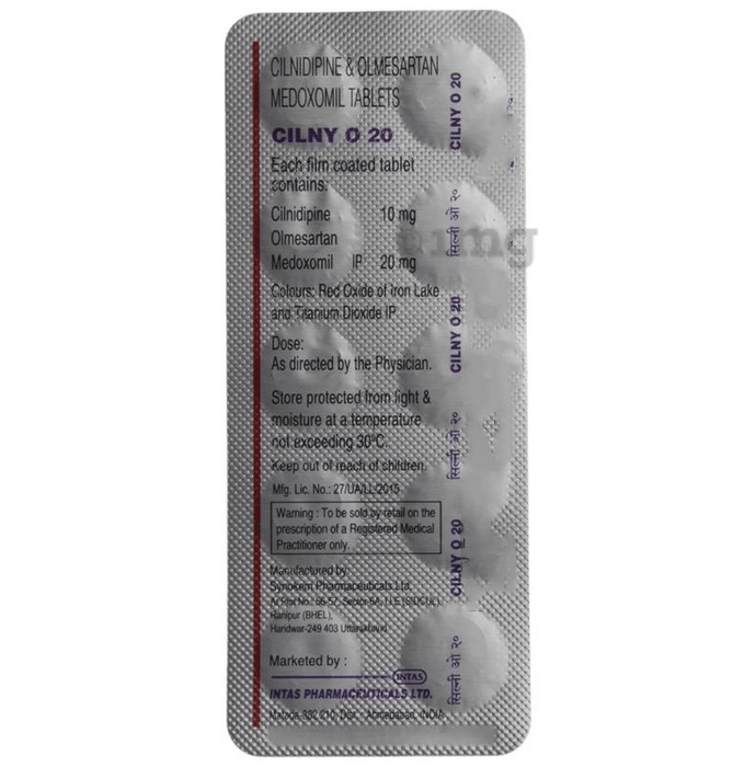 Cilny O Tablet View Uses Side Effects Price And Substitutes 1mg