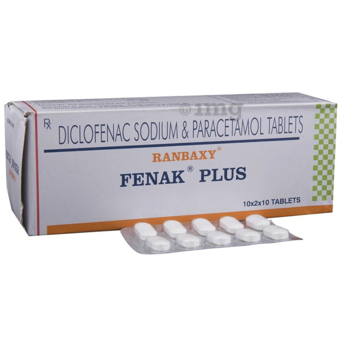 Fenak Plus Tablet View Uses Side Effects Price And Substitutes 1mg