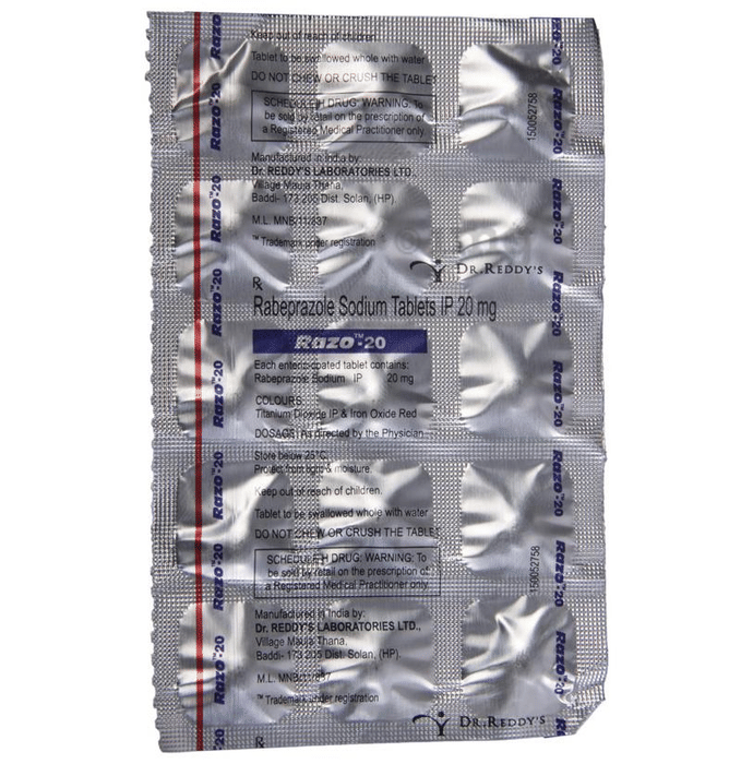 Razo Tablet View Uses Side Effects Price And Substitutes 1mg