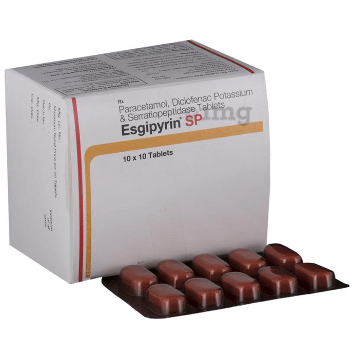 Esgipyrin Sp Tablet View Uses Side Effects Price And Substitutes 1mg