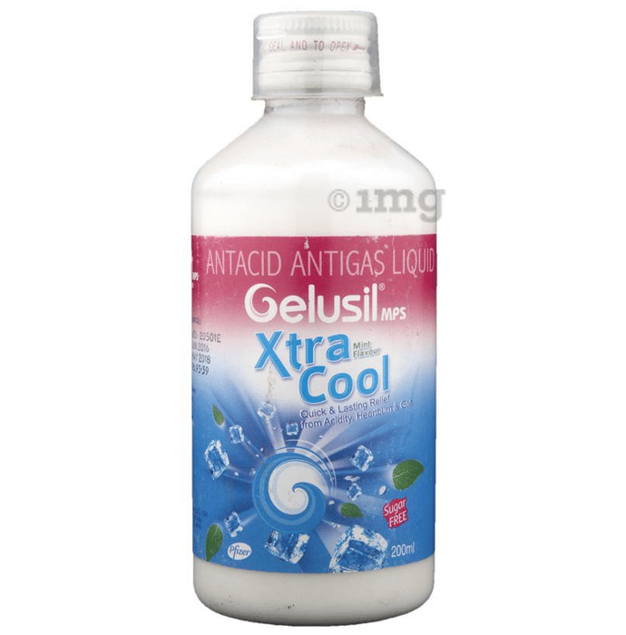 Gelusil Mps Xtracool Blue Syrup Buy bottle of 170 ml Syrup at best